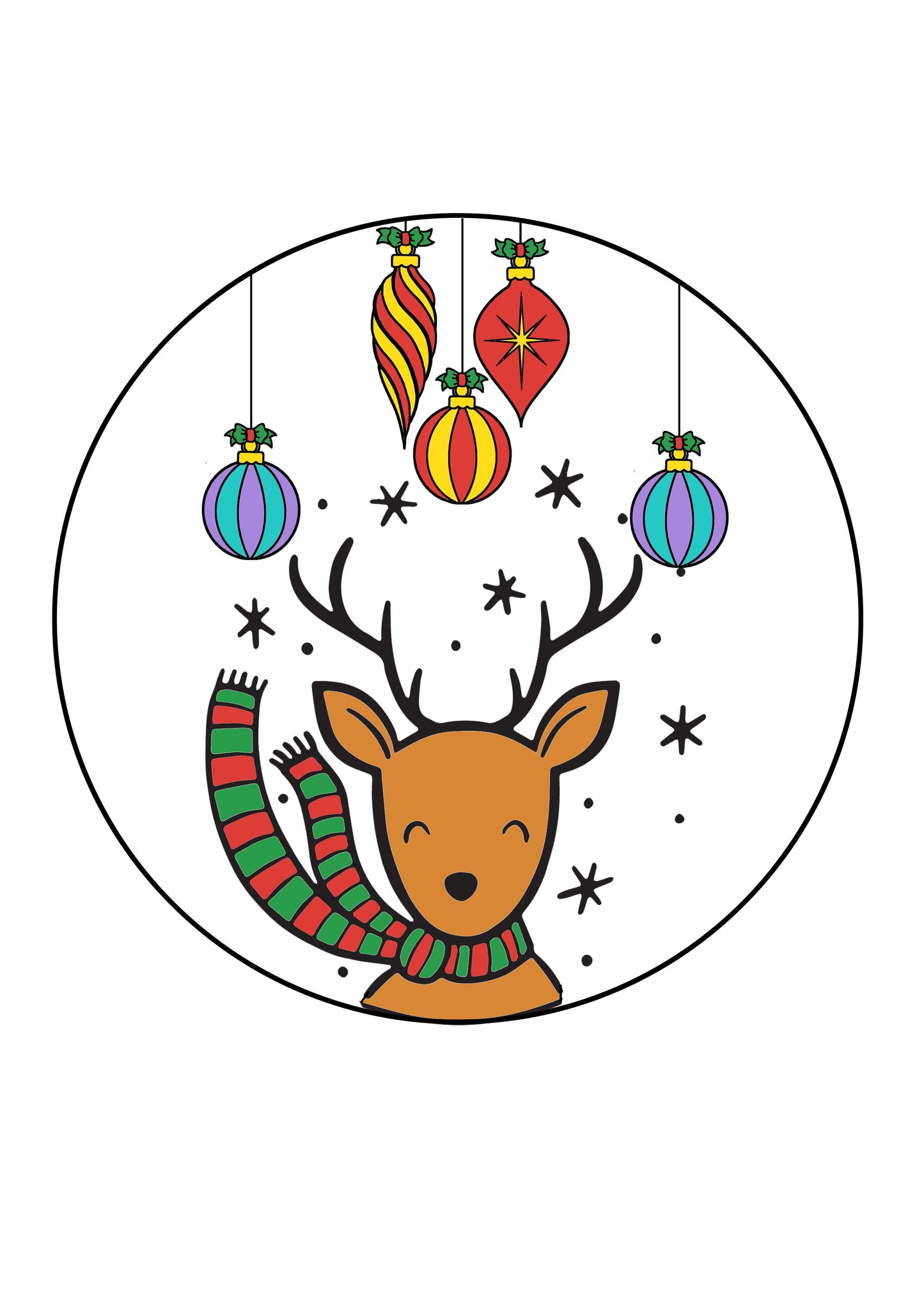 Christmas Bauble Free Embroidery Pattern