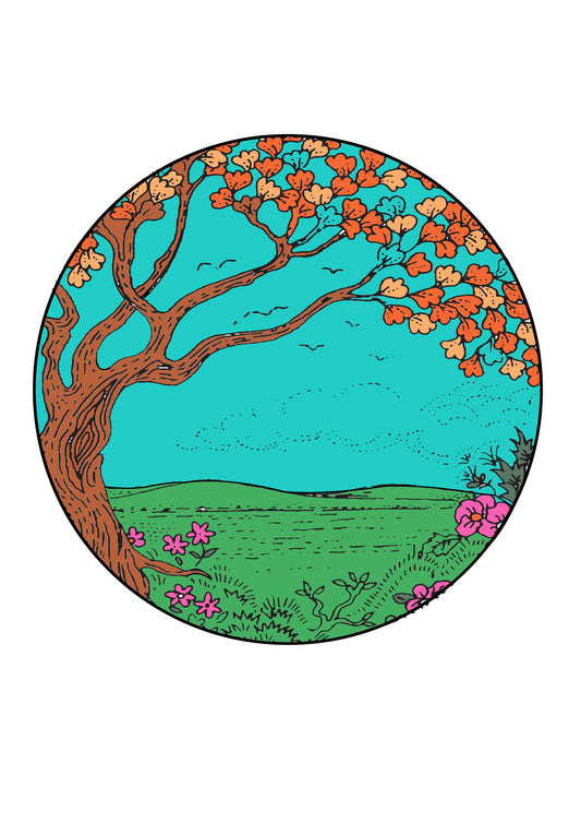 Blossom Park Free Embroidery Patttern